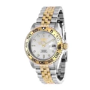 Invicta Women's Watch - Pro Diver Silver Tone Dial Date Display Rotating Bezel | 37162
