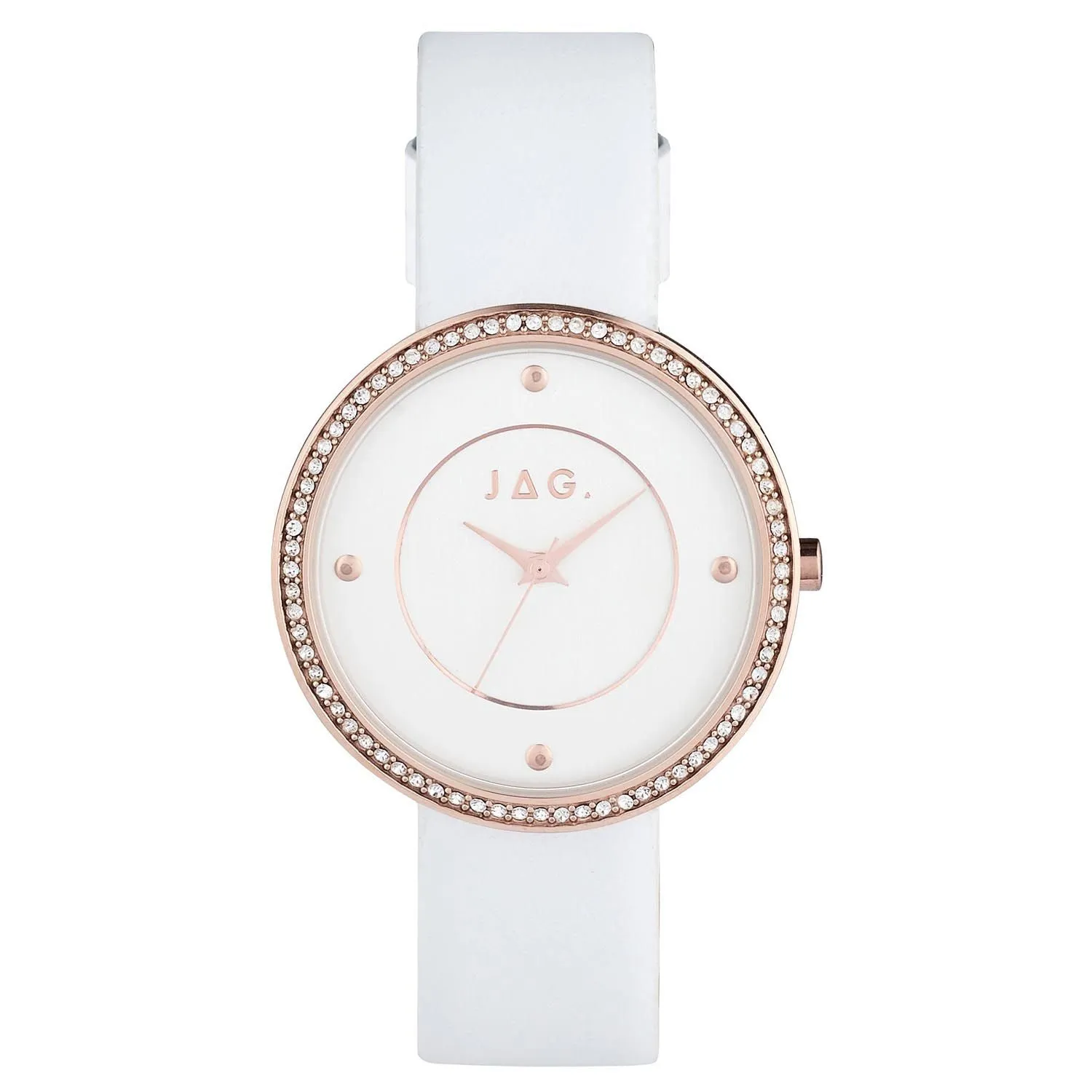 Jag Antoinette White Dial 35mm Watch J2357