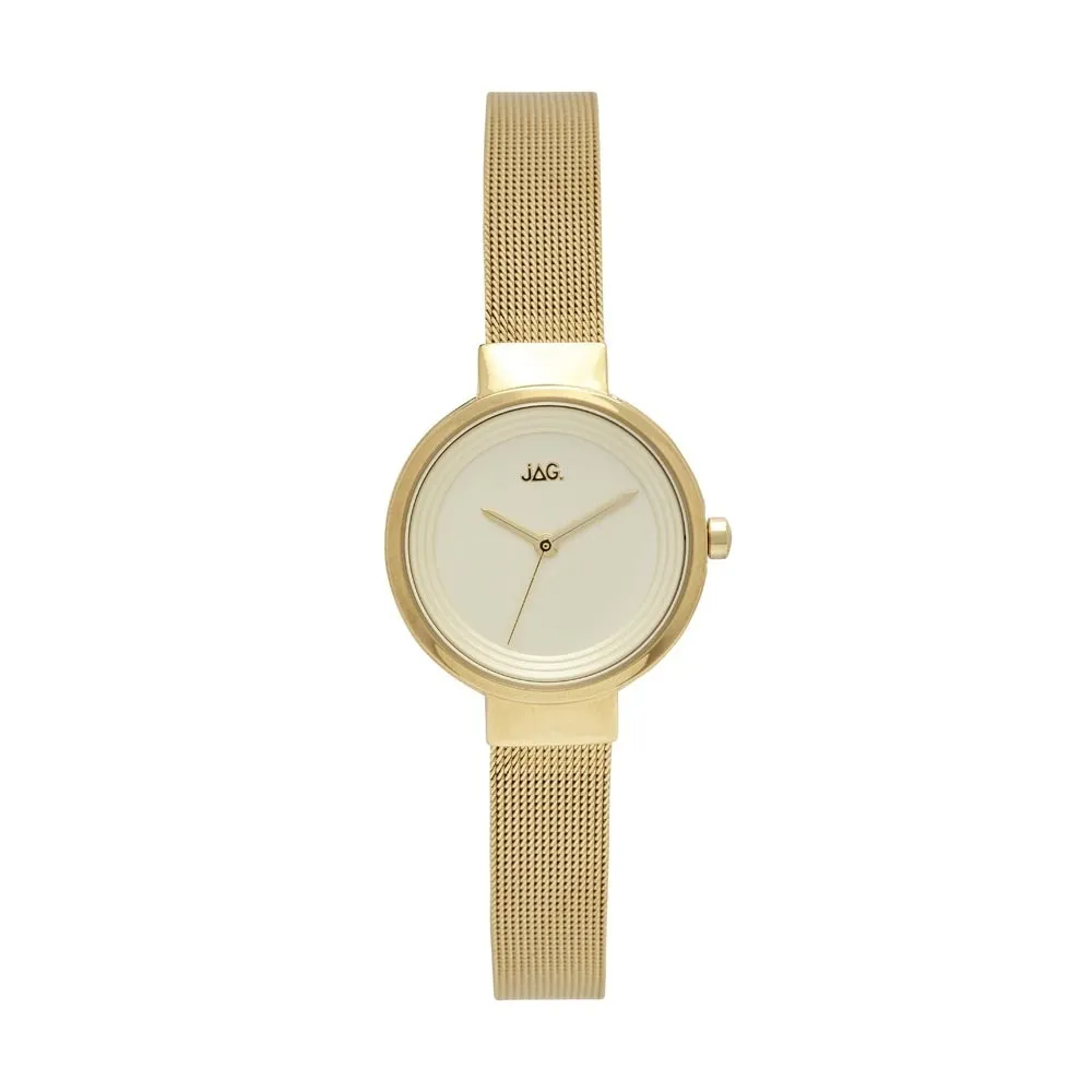 Jag Chloe Gold Matt Dial Womens Watch