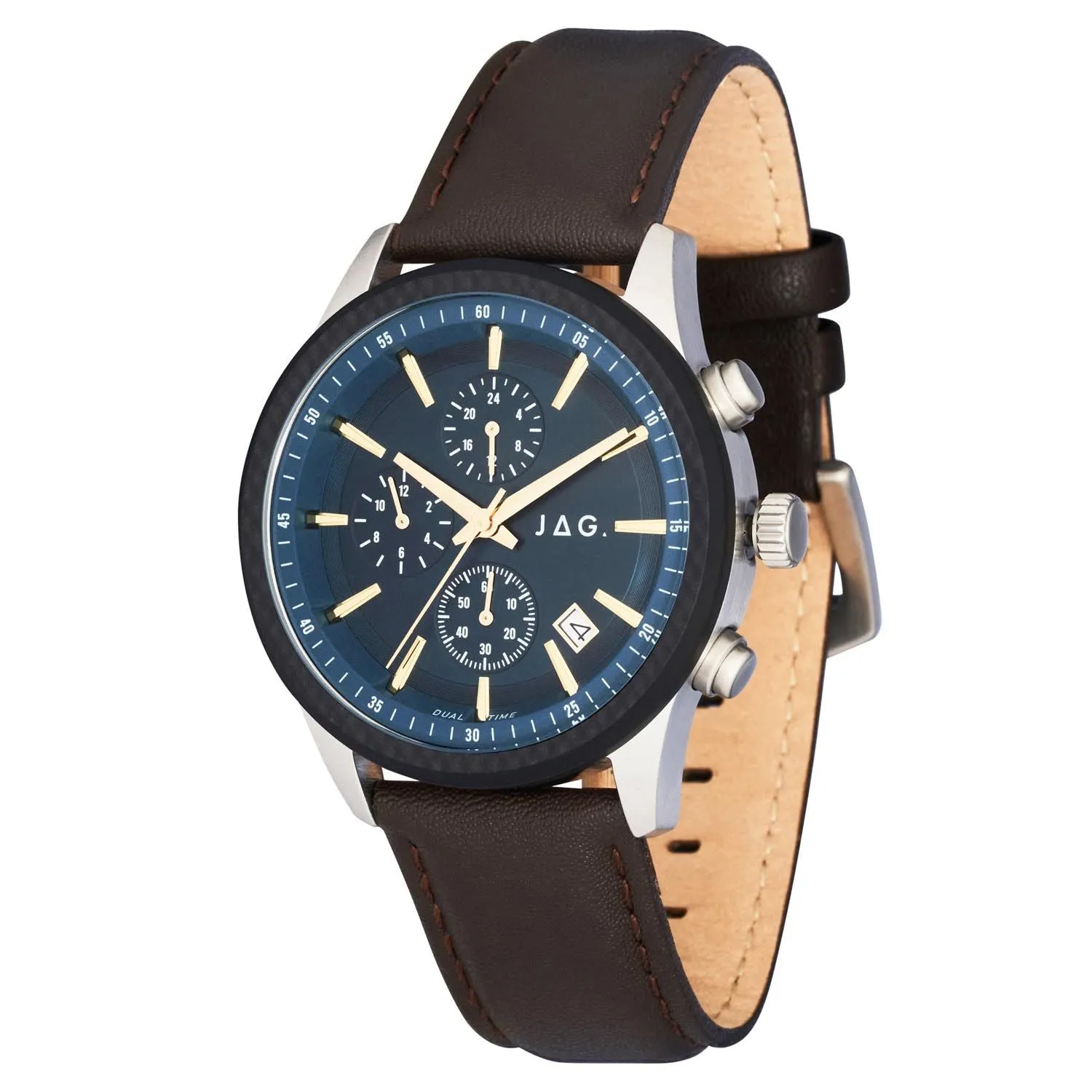 Jag Jamieson Blue Dial 42mm Watch J2640