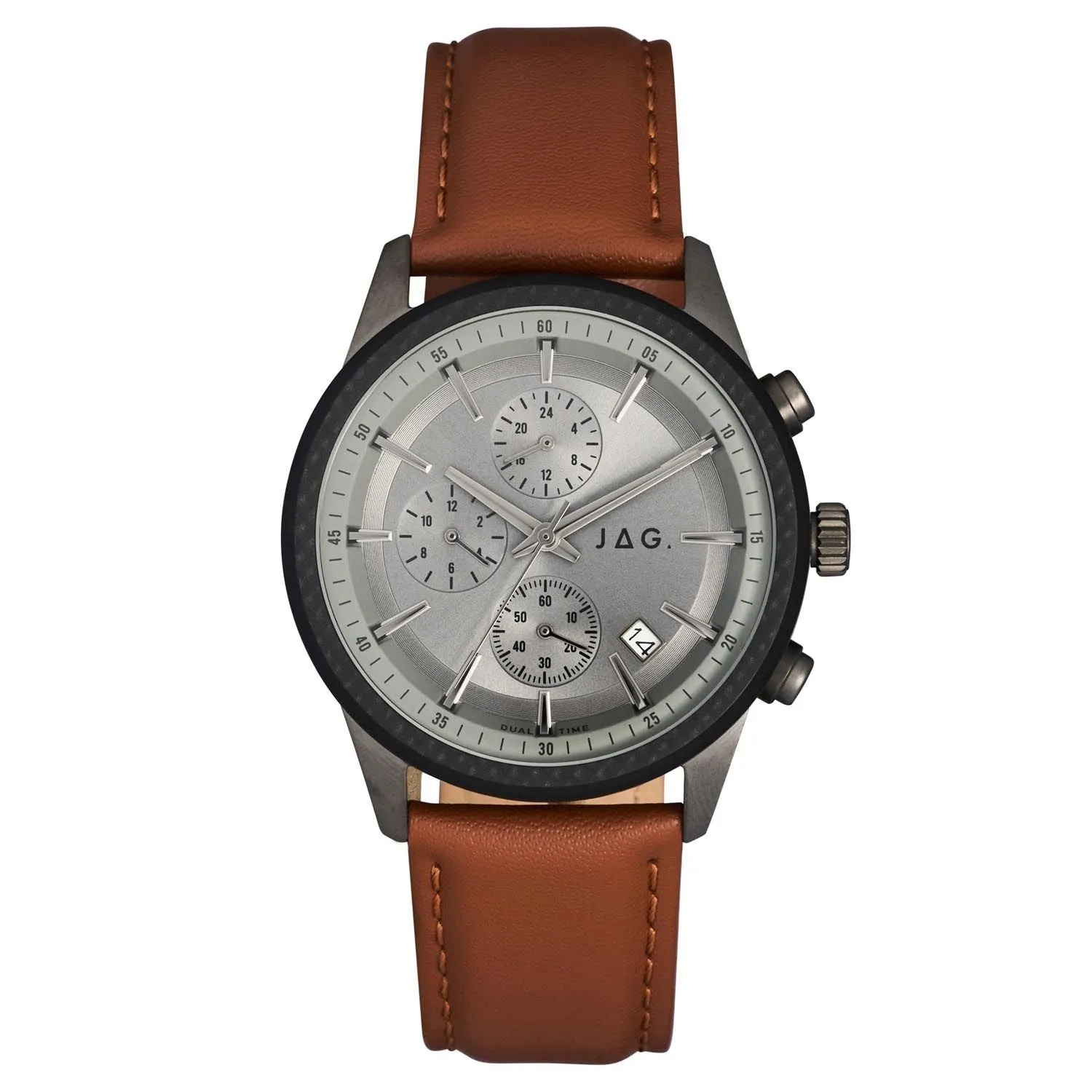 Jag Jamieson Grey Dial 42mm Watch J2641