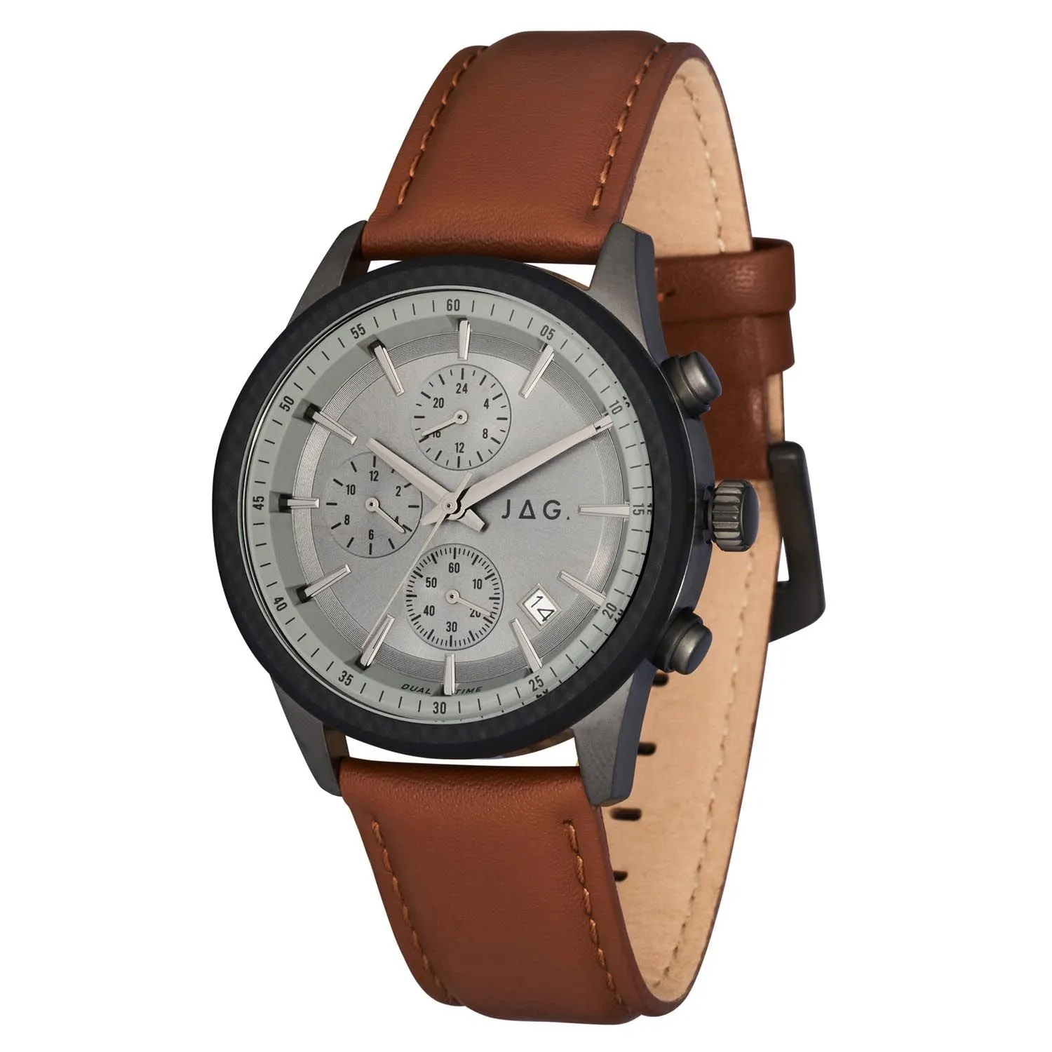 Jag Jamieson Grey Dial 42mm Watch J2641