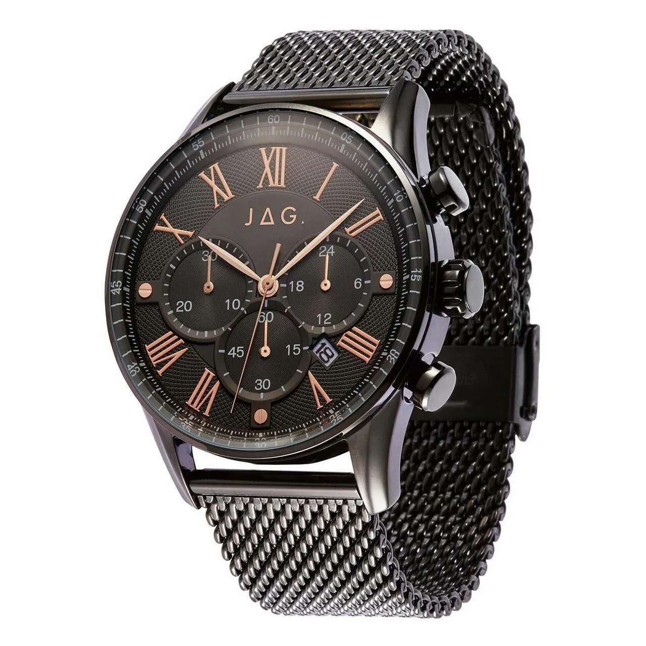Jag Lachlan Gunmetal Dial Mens Watch