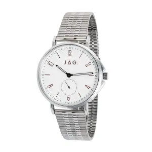 Jag Milton White Dial 42mm Watch J2784A