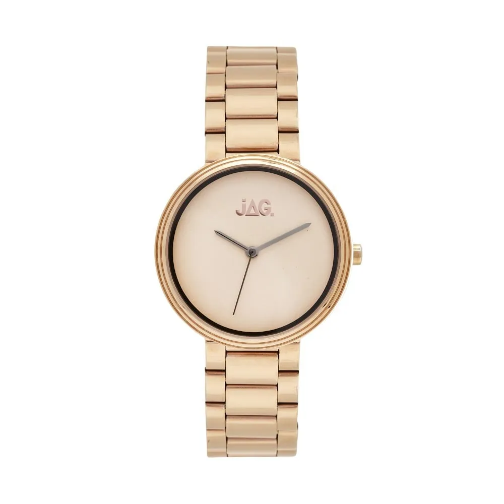 Jag Natalie Rg Matte Dial Rose Gold Bracelet Womens Watch