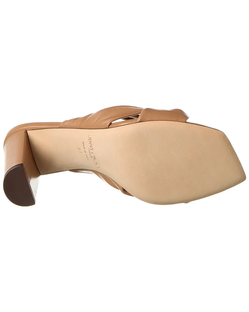 Jimmy Choo Avenue 85 Leather Sandal Shoes_Jimmy-Choo