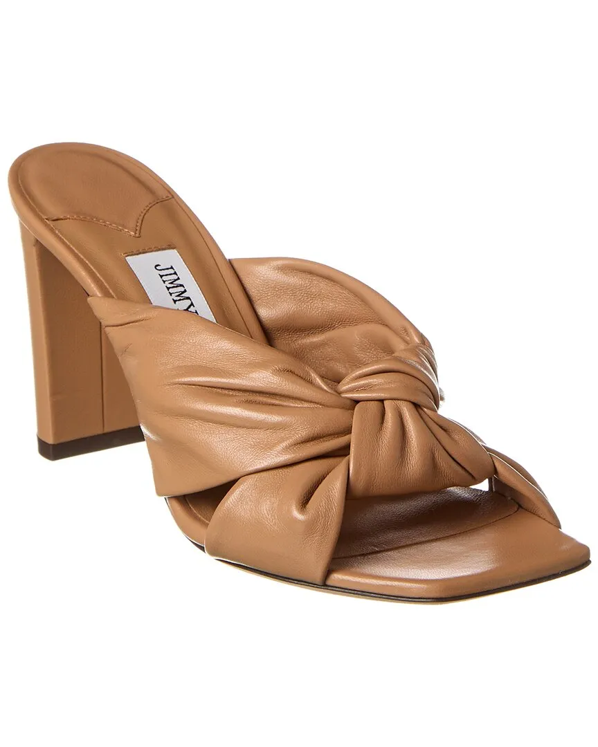 Jimmy Choo Avenue 85 Leather Sandal Shoes_Jimmy-Choo