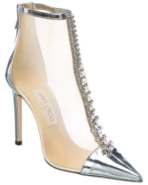 Jimmy Choo Bing 100 Leather & Mesh Boot Shoes_Jimmy-Choo