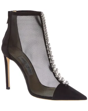 Jimmy Choo Bing 100 Suede & Mesh Boot Shoes_Jimmy-Choo