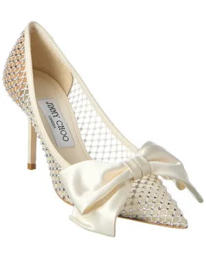 Jimmy Choo Love 85 Crystal Mesh & Leather Pump Shoes_Jimmy-Choo