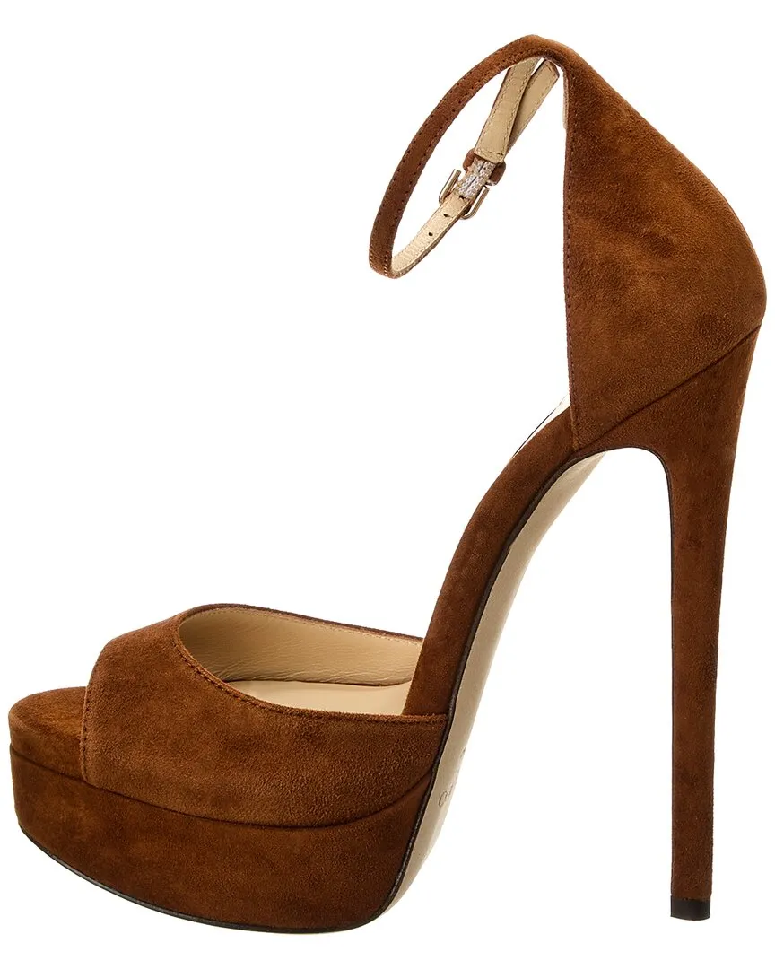 Jimmy Choo Max 150 Suede Platform Sandal Shoes_Jimmy-Choo