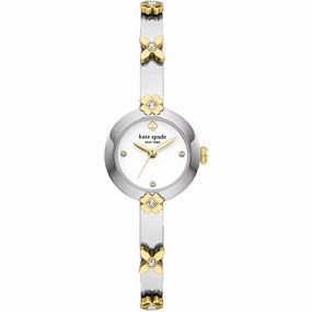 Kate Spade Women's Watch - Monroe Quartz White Dial Two Tone Bracelet | KSW1836