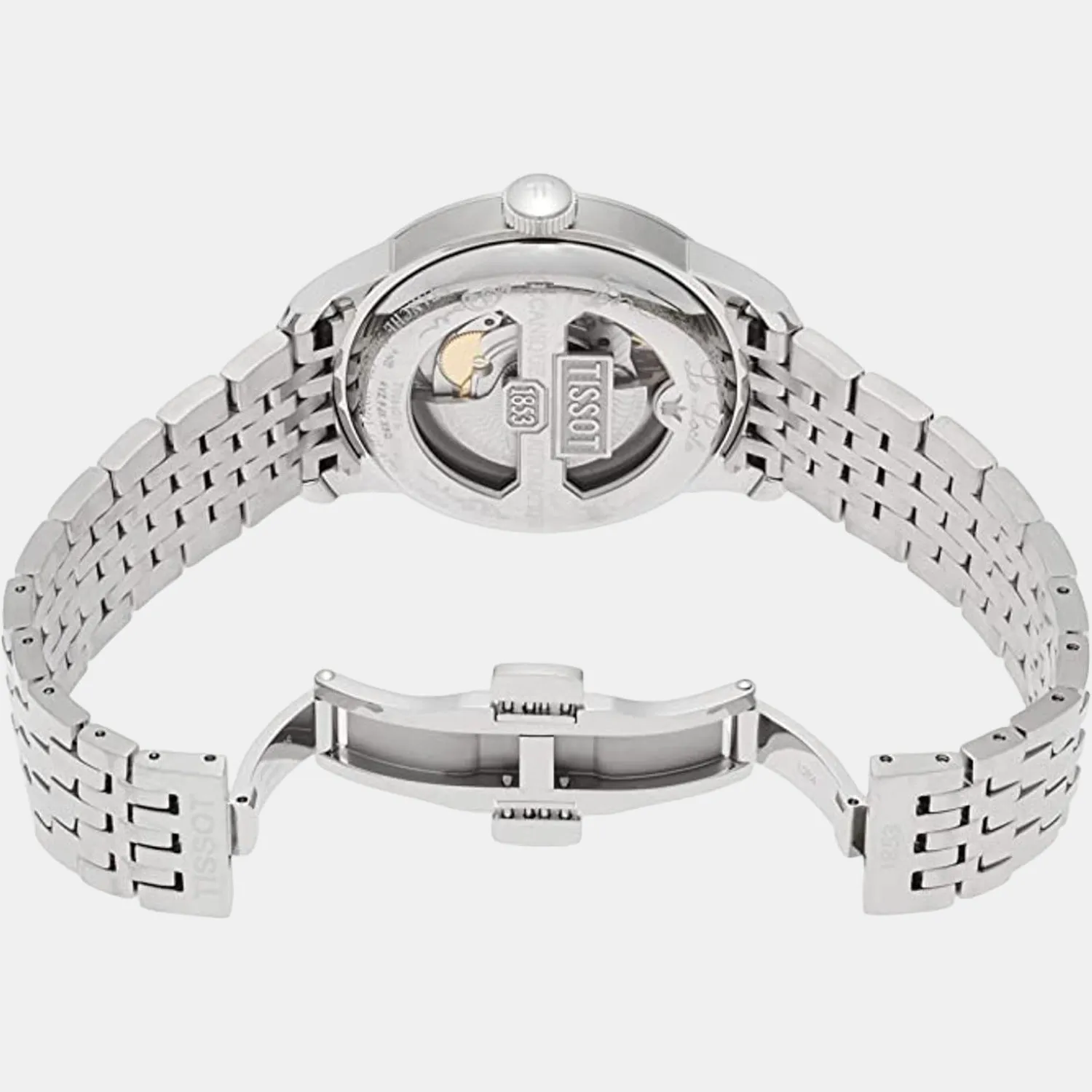 Le Locle Men Analog Stainless Steel Automatic Watch T0064071103300