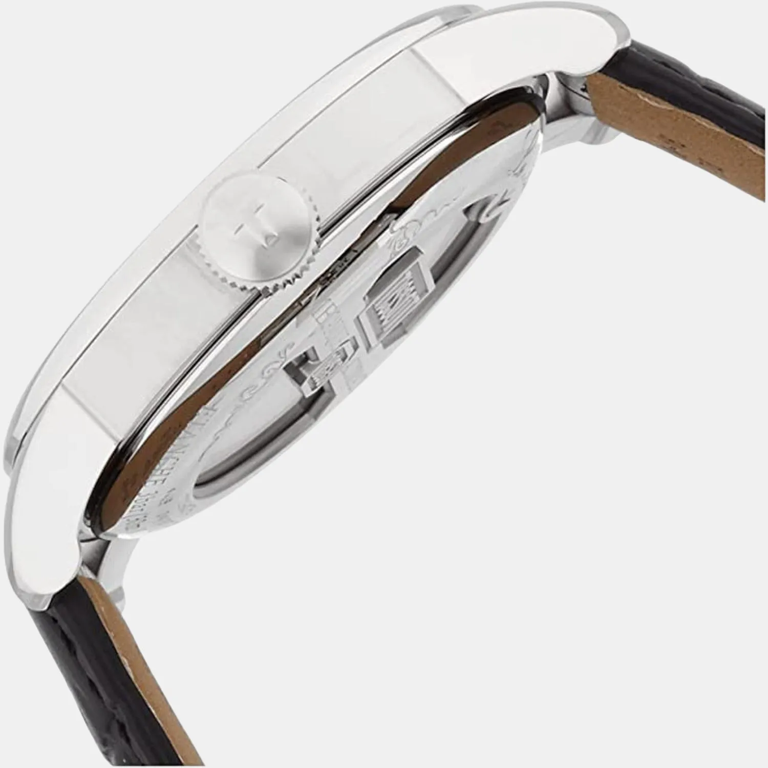 Le Locle Men's Analog Leather Automatic Watch T0064071603300