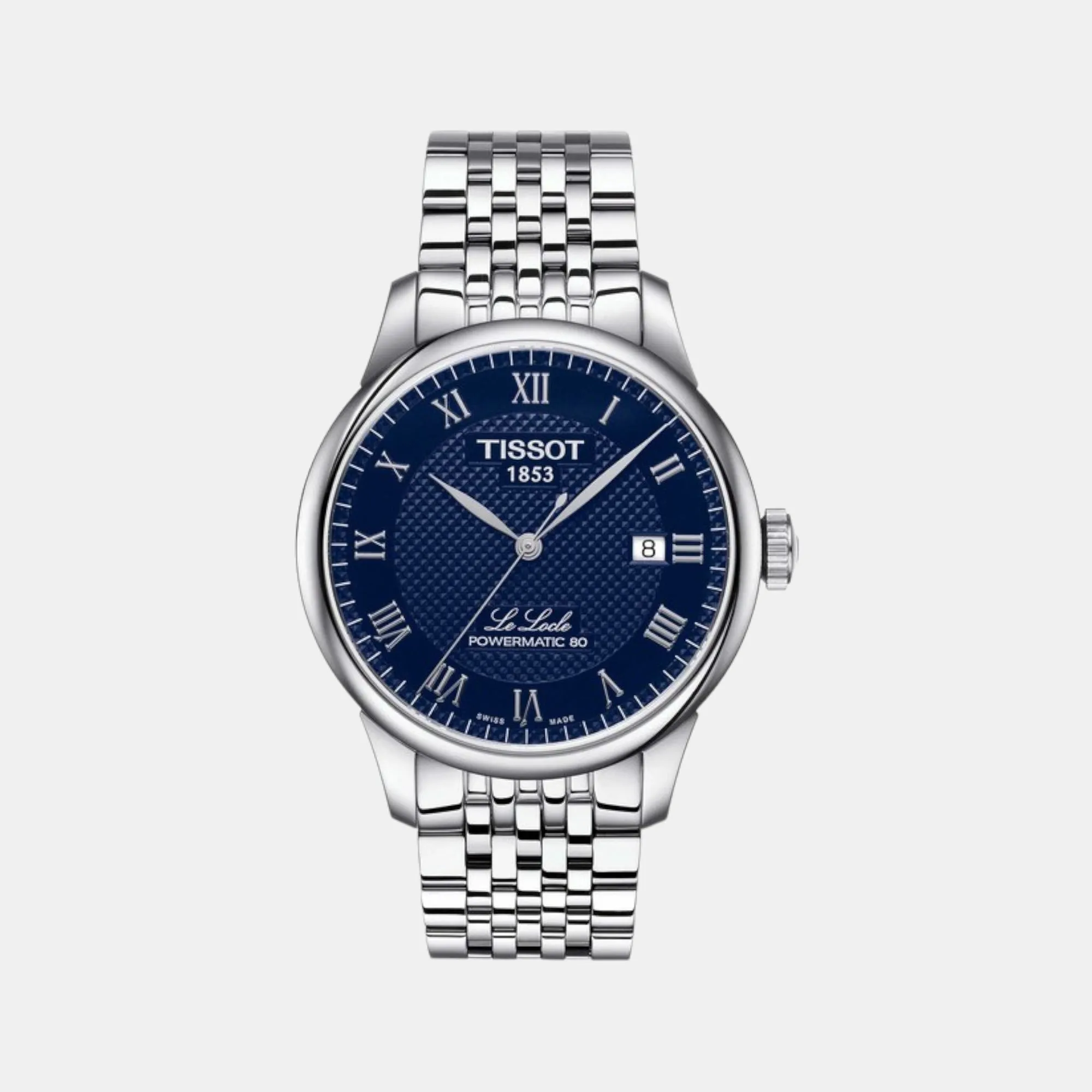 Le Locle Men's Analog Stainless Steel Watch T0064071104300