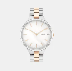 Linked Women White Analog Stainless Steel Watch 25200428