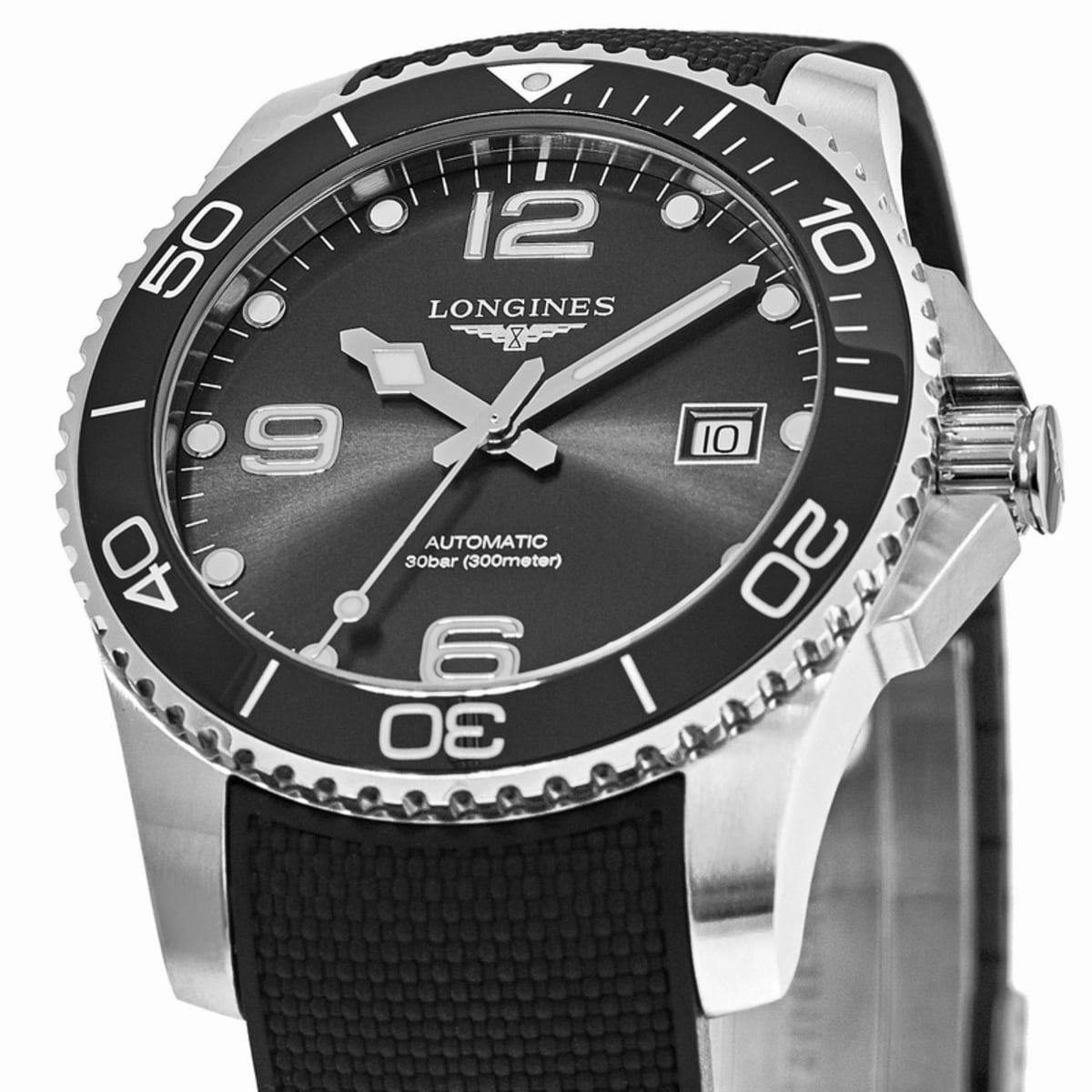 Longines HydroConquest Automatic Black Ceramic 41mm Men's Watch L3.781.4.56.9