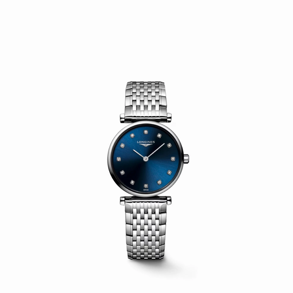 Longines La Grande Classique Ladies 24mm Steel with Blue Diamond Dial, L42094976