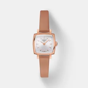 Lovely Square Women Quartz Analog Leather Watch T0581093603101