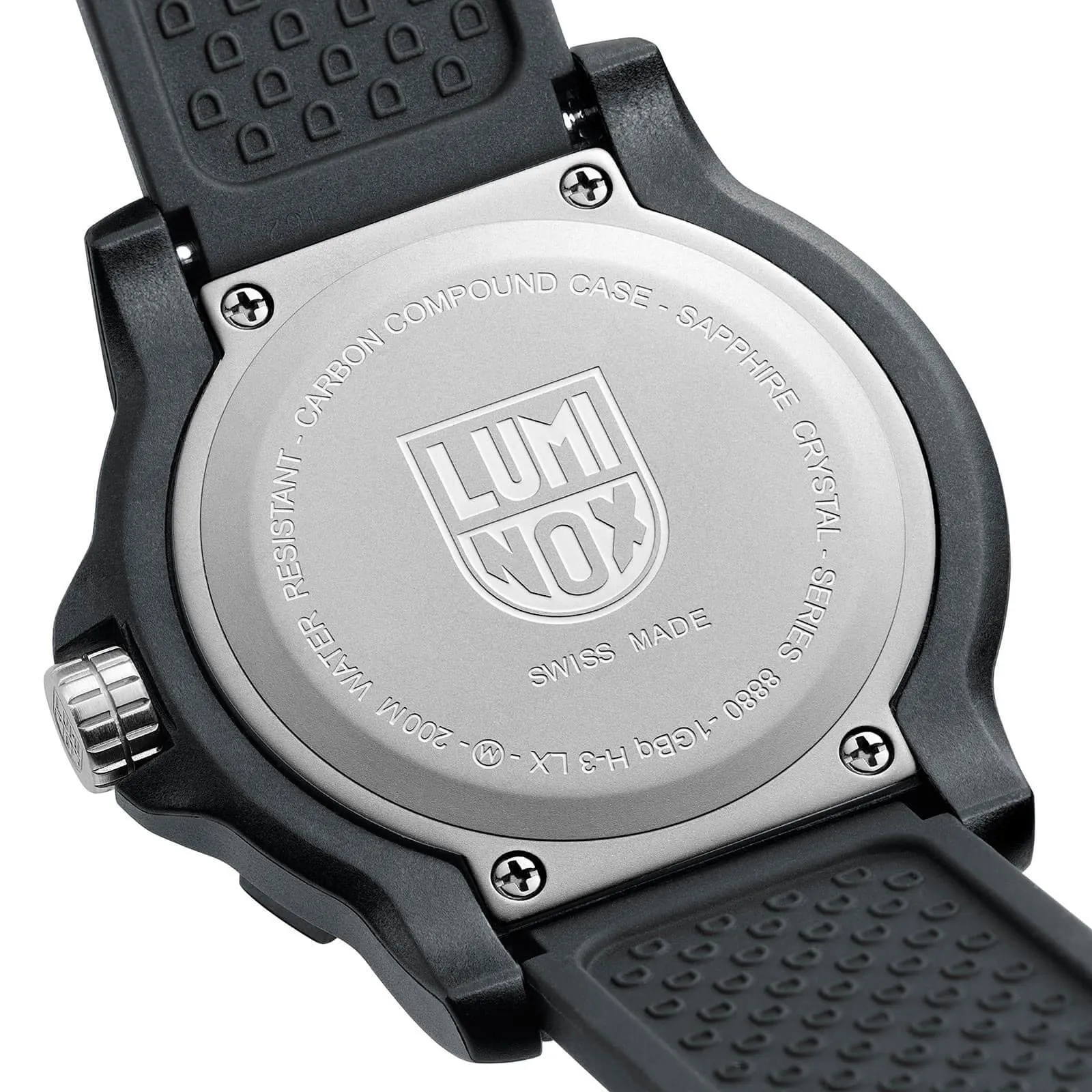 Luminox Men's 8881 Black Ops Watch - Black Dial Rubber Strap
