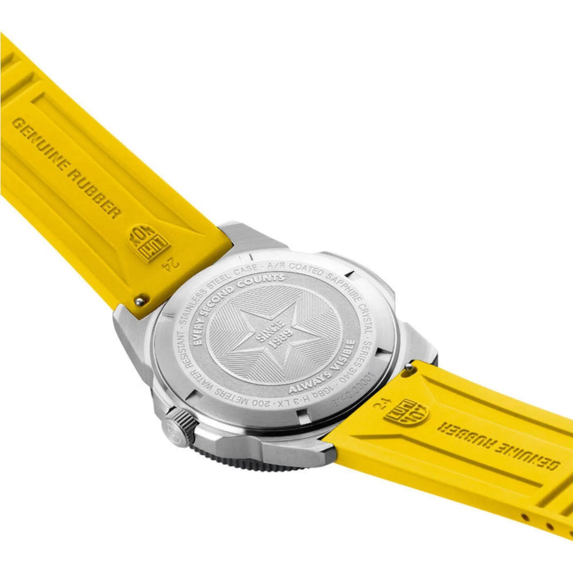 Luminox Men's Watch - Diver Quartz Yellow Dial Silicone Strap | XS.3125