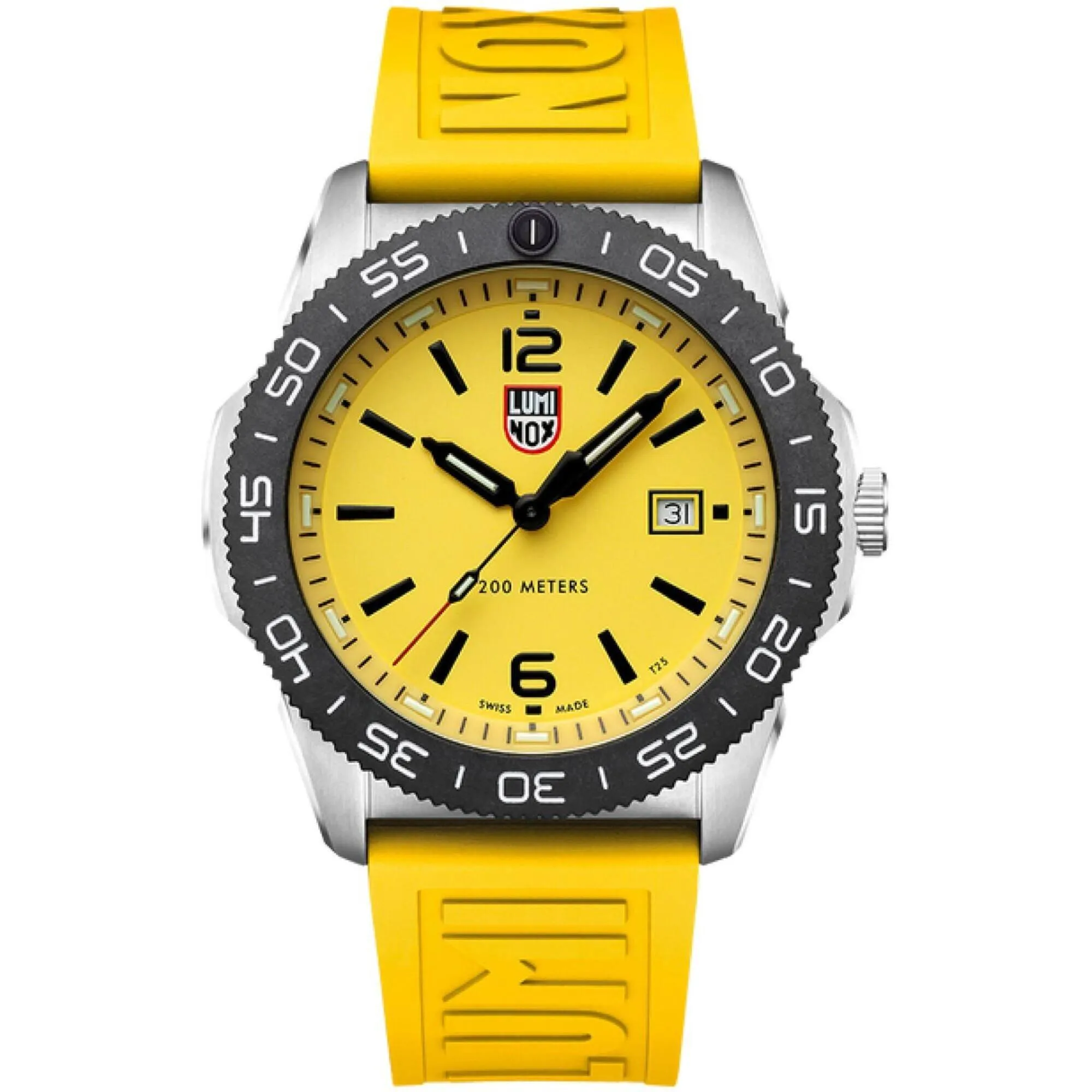 Luminox Men's Watch - Diver Quartz Yellow Dial Silicone Strap | XS.3125