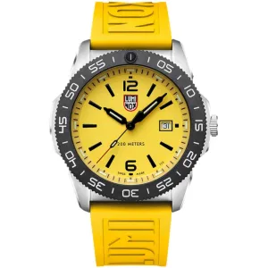 Luminox Men's Watch - Diver Quartz Yellow Dial Silicone Strap | XS.3125