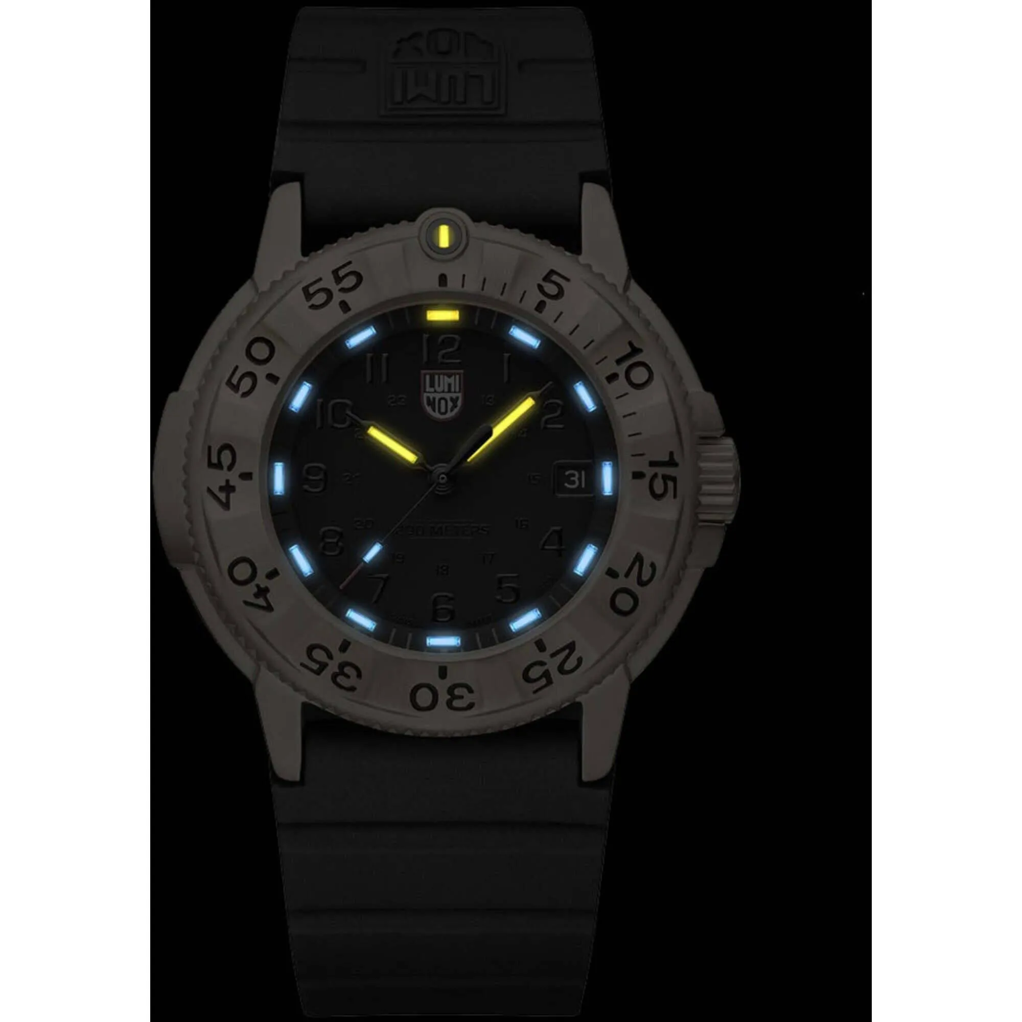 Luminox Men's Watch - Navy Seal Foundation Black Dial Rubber Strap Dive | XS.3221.NSF