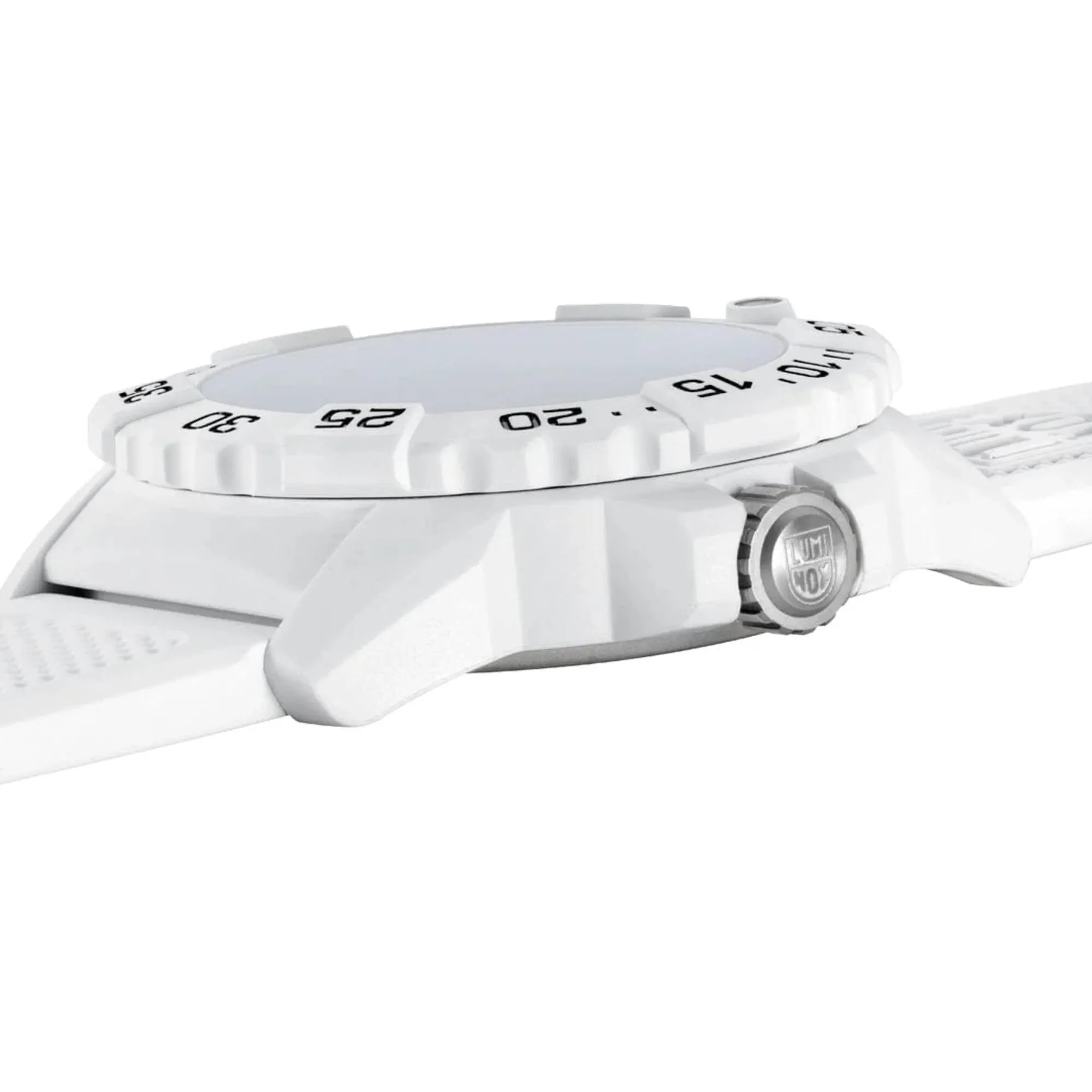 Luminox Men's Watch - Navy Seal Quartz Black Dial White Rubber Strap | XS.3507.WB
