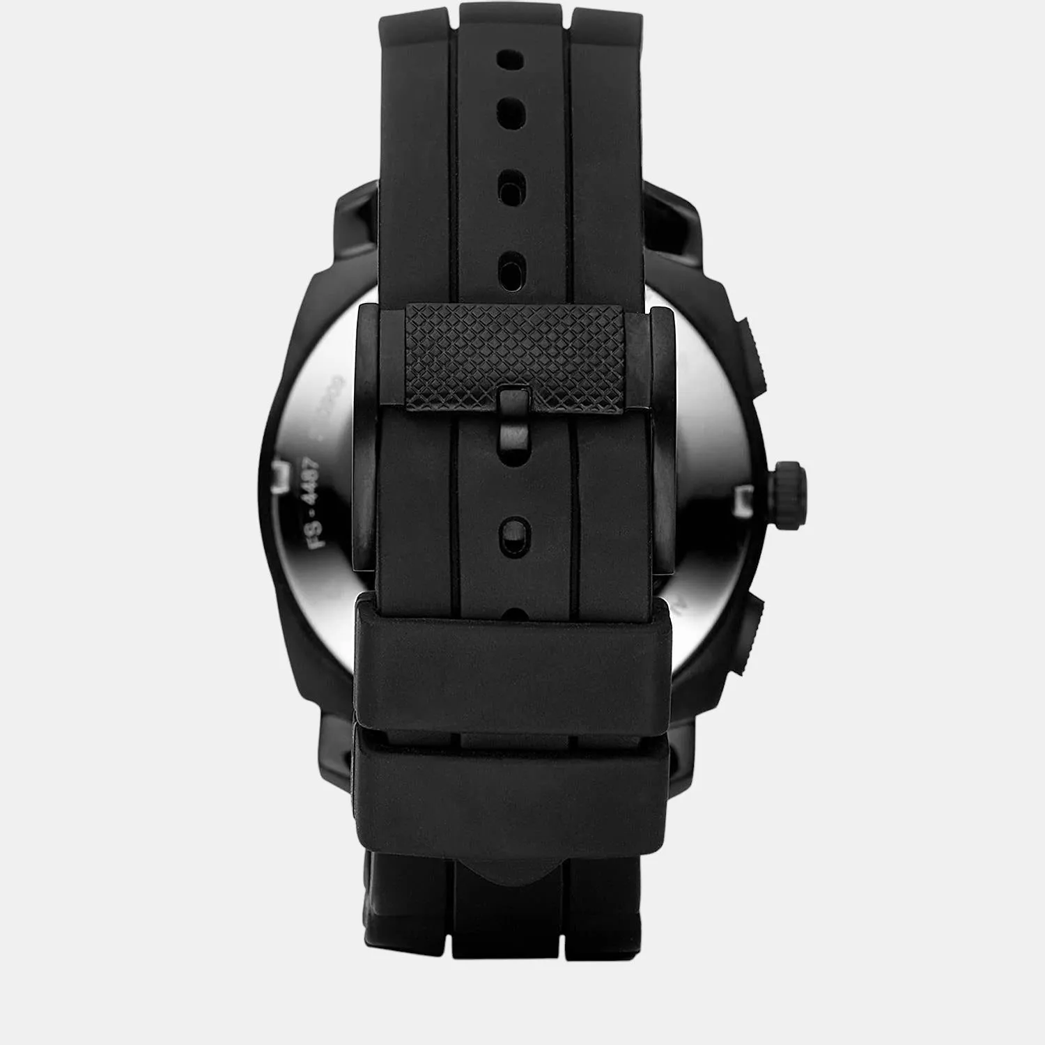 Machine Men Quartz Black Dial Chronograph Silicon Watch FS4487