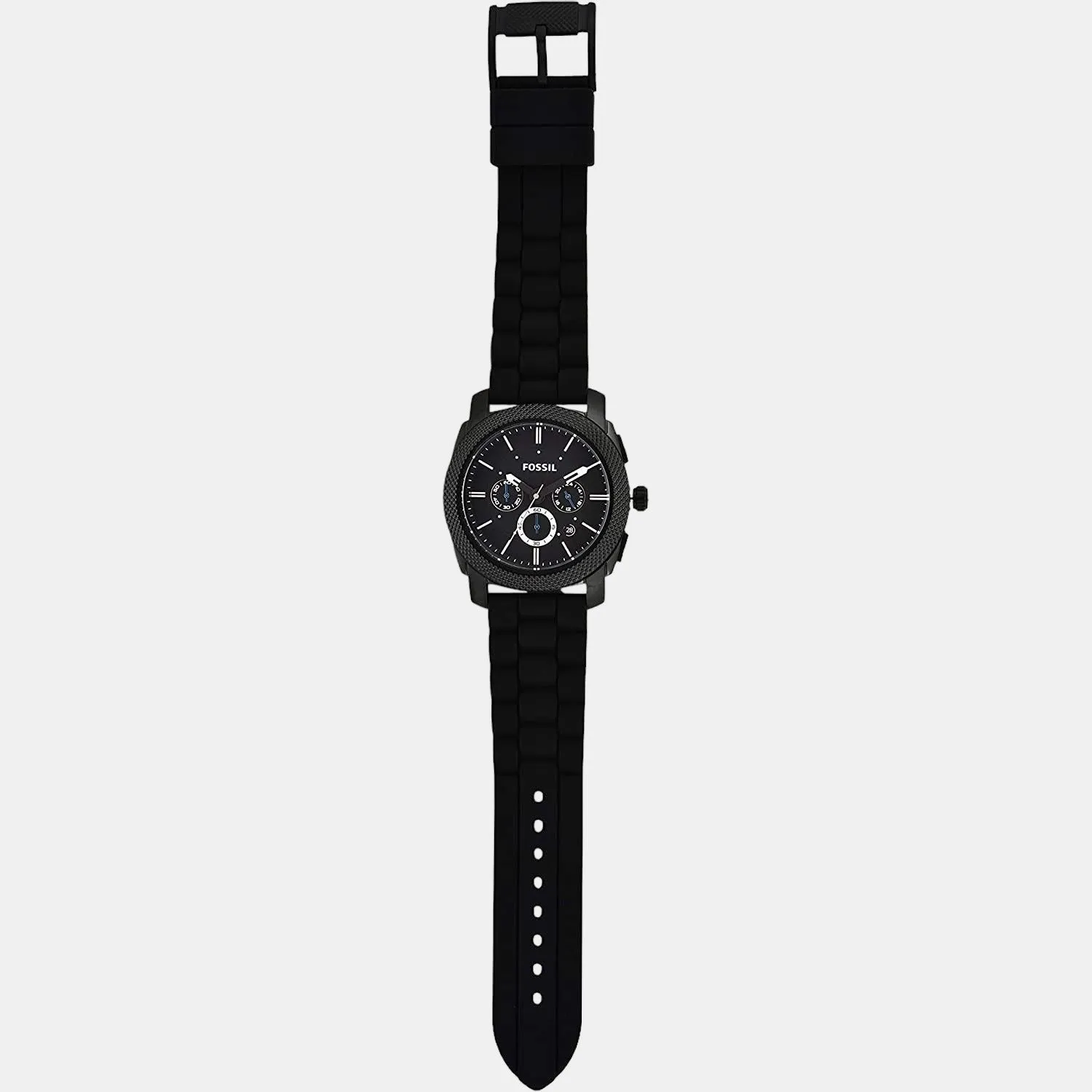 Machine Men Quartz Black Dial Chronograph Silicon Watch FS4487