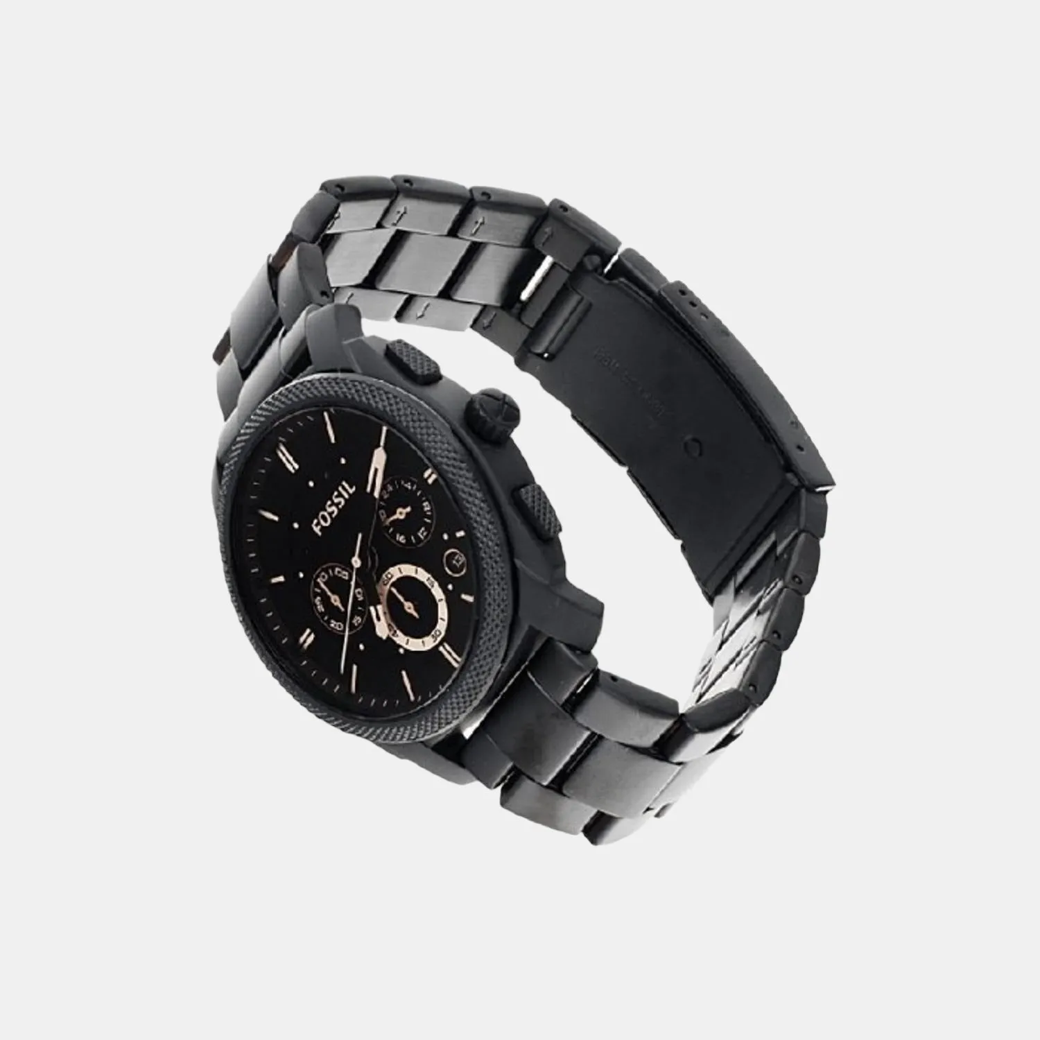 Machine Men Quartz Black Dial Chronograph Stainless Steel Watch FS4682