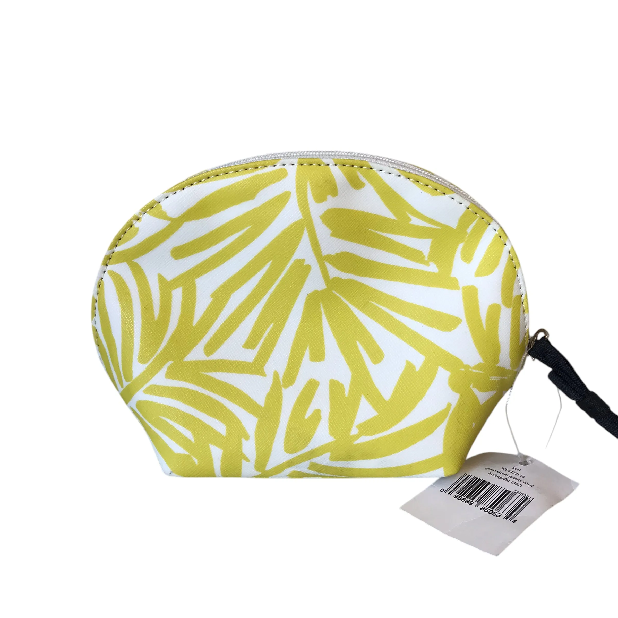 Makeup Bag Designer By Kate Spade In Green & White, Size:Small kate spade