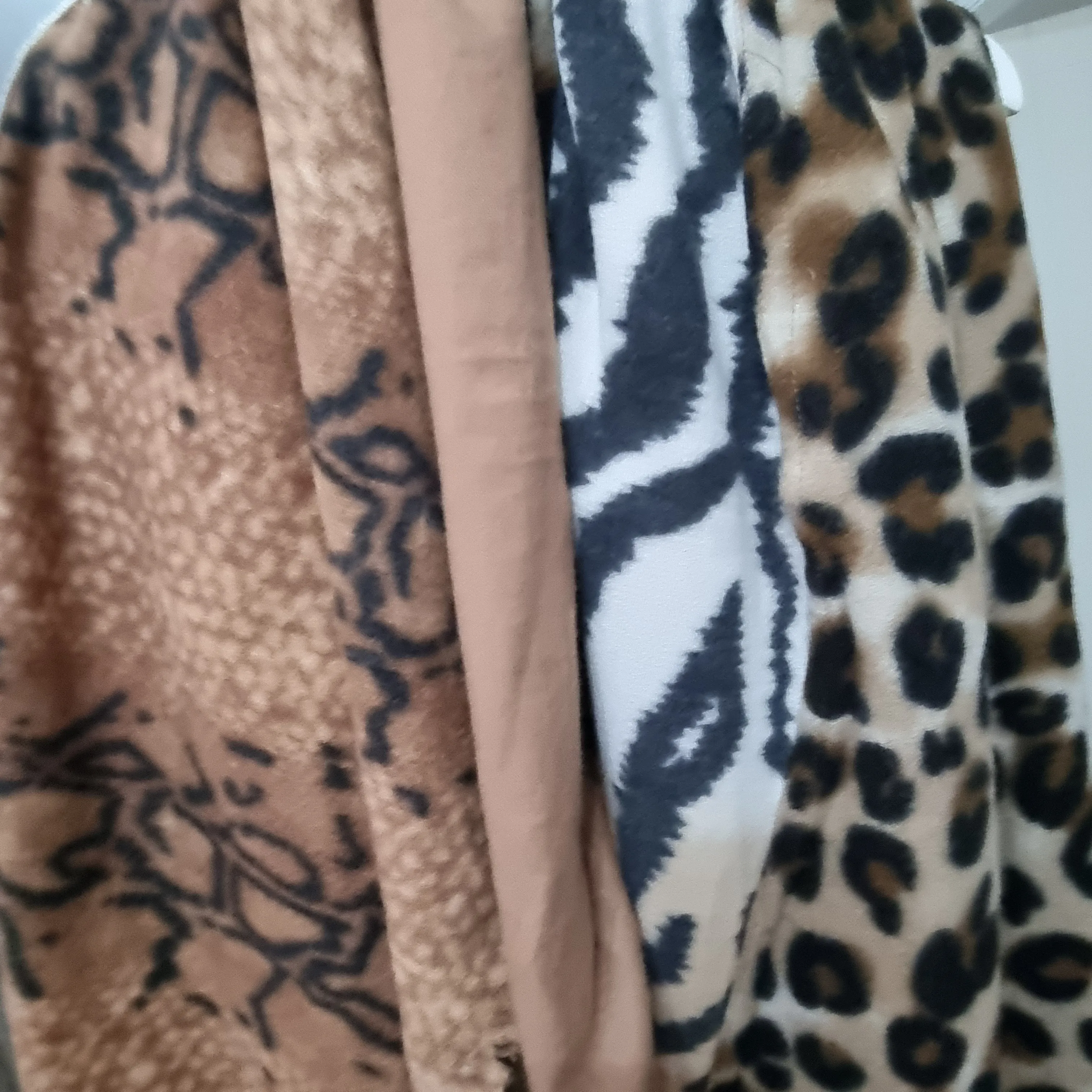 Malissa J Multi patterned scarf