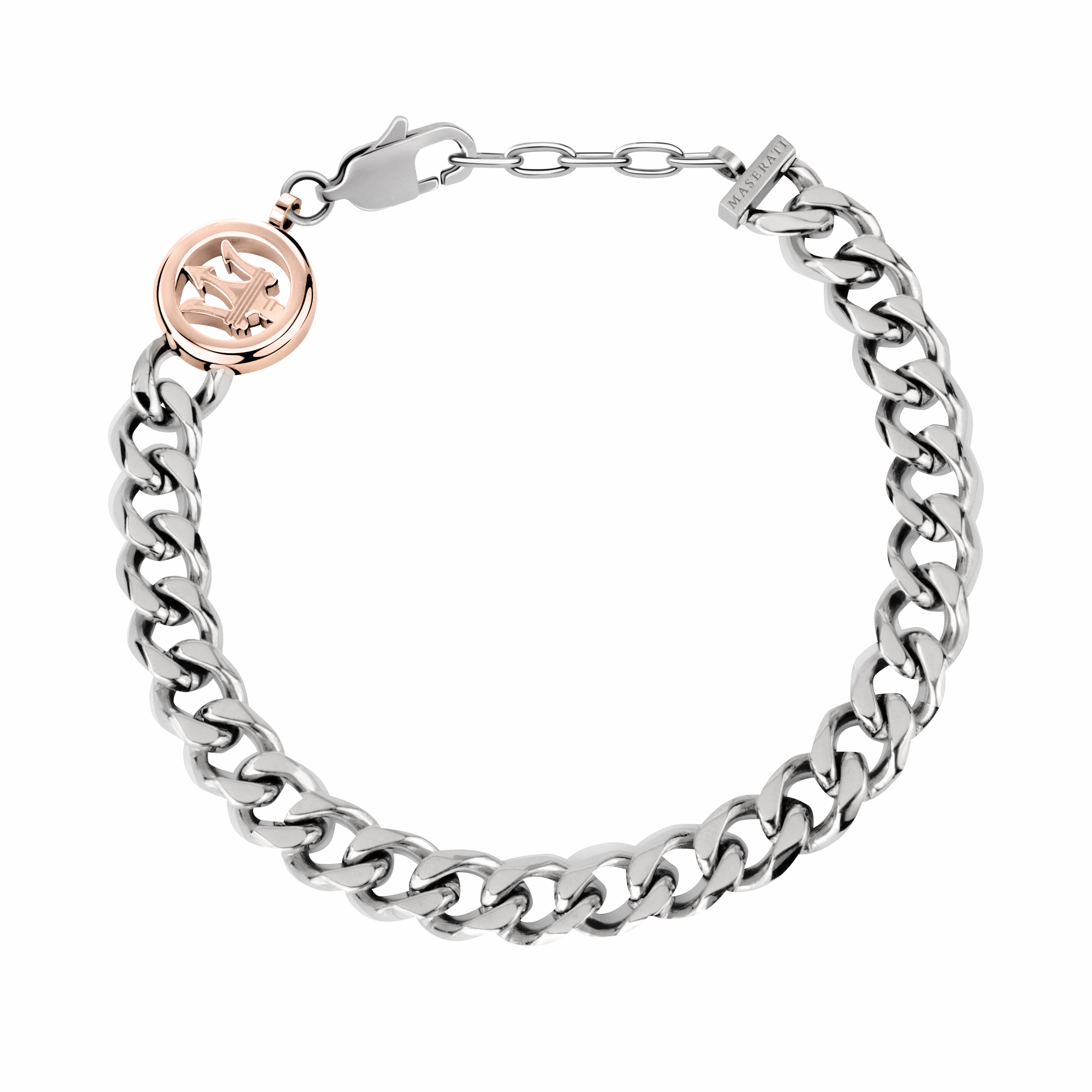 Maserati Jewels Men's Silver Bracelet