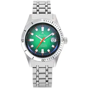 Mathey Tissot Men's Watch - Mergulhador Automatic Green Dial Steel Bracelet | MRG2