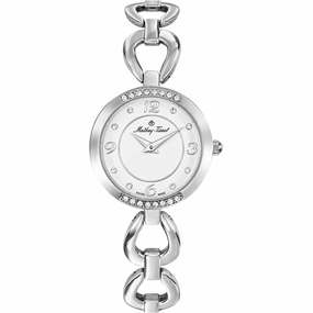 Mathey Tissot Women's Watch - Fleury 1496 White Dial Silver Tone Bracelet | D1496AI