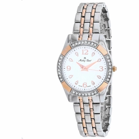 Mathey Tissot Women's Watch - FLEURY 2568 Two Tone Silver and Rose Bracelet | D2568BI