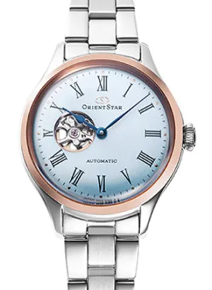 Mechanical Classic Semi Skeleton Ladies Light Blue - Ltd Ed 400pcs Ref. RE-ND0020L