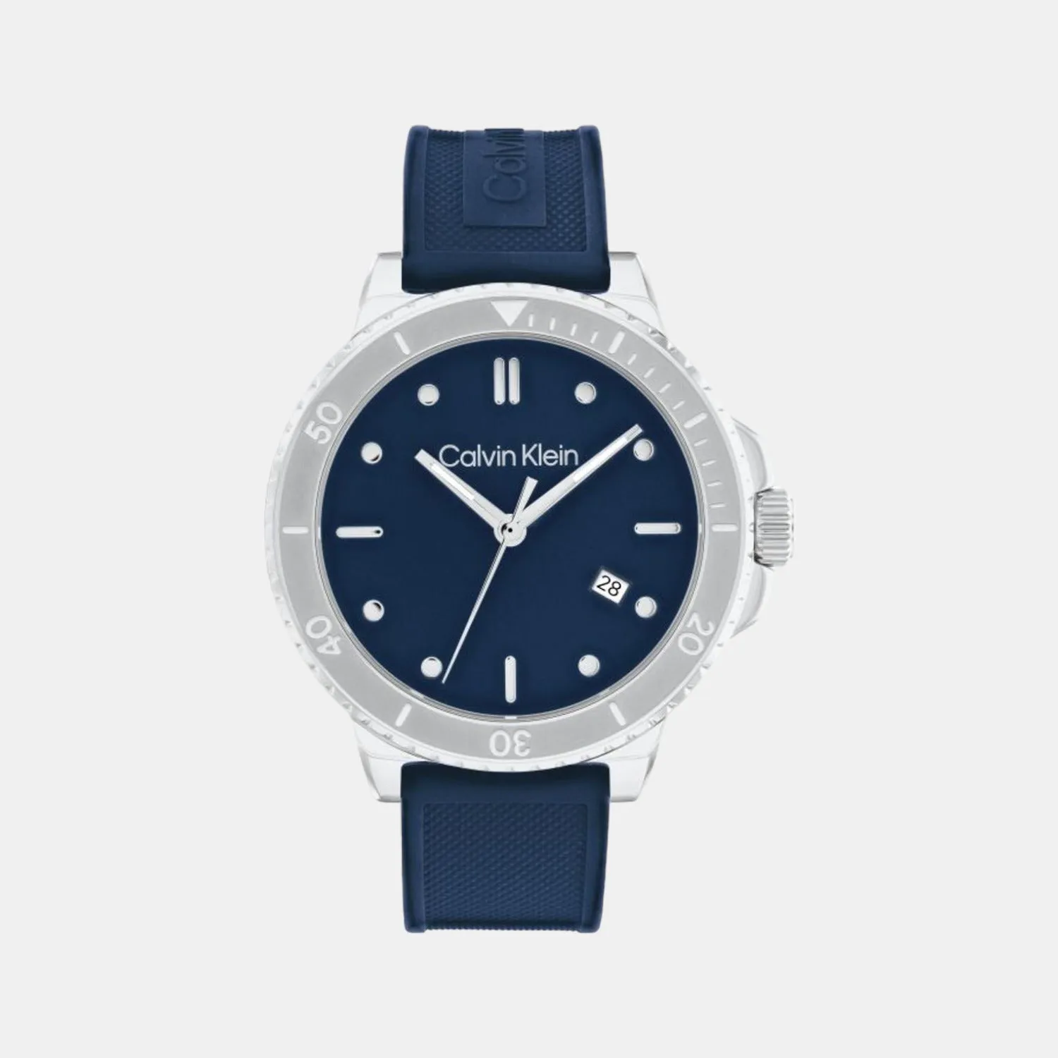 Men Analog Silicon Watch 25200206