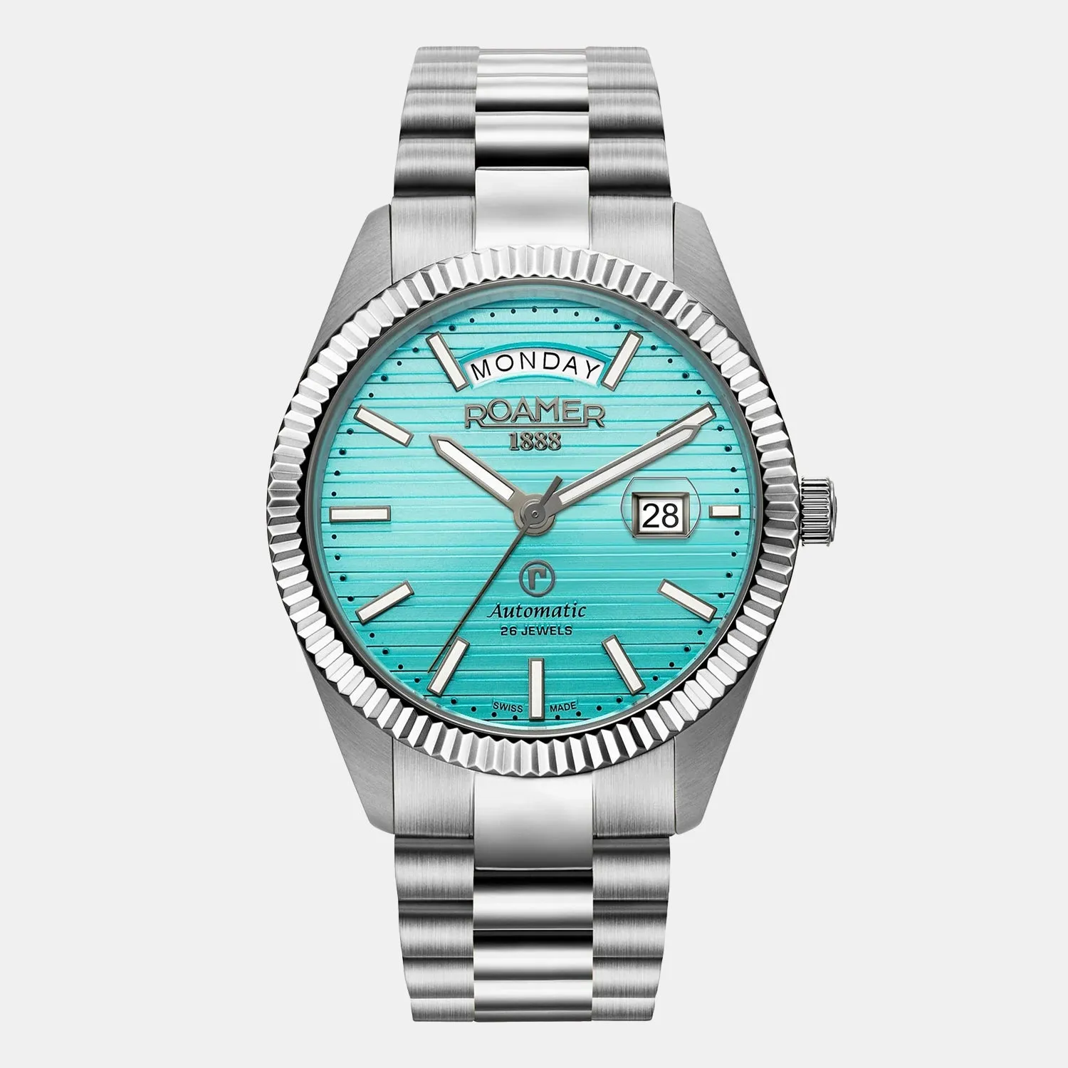 Men Automatic Analog Blue Stainless Steel Watch 981666 41 05 50