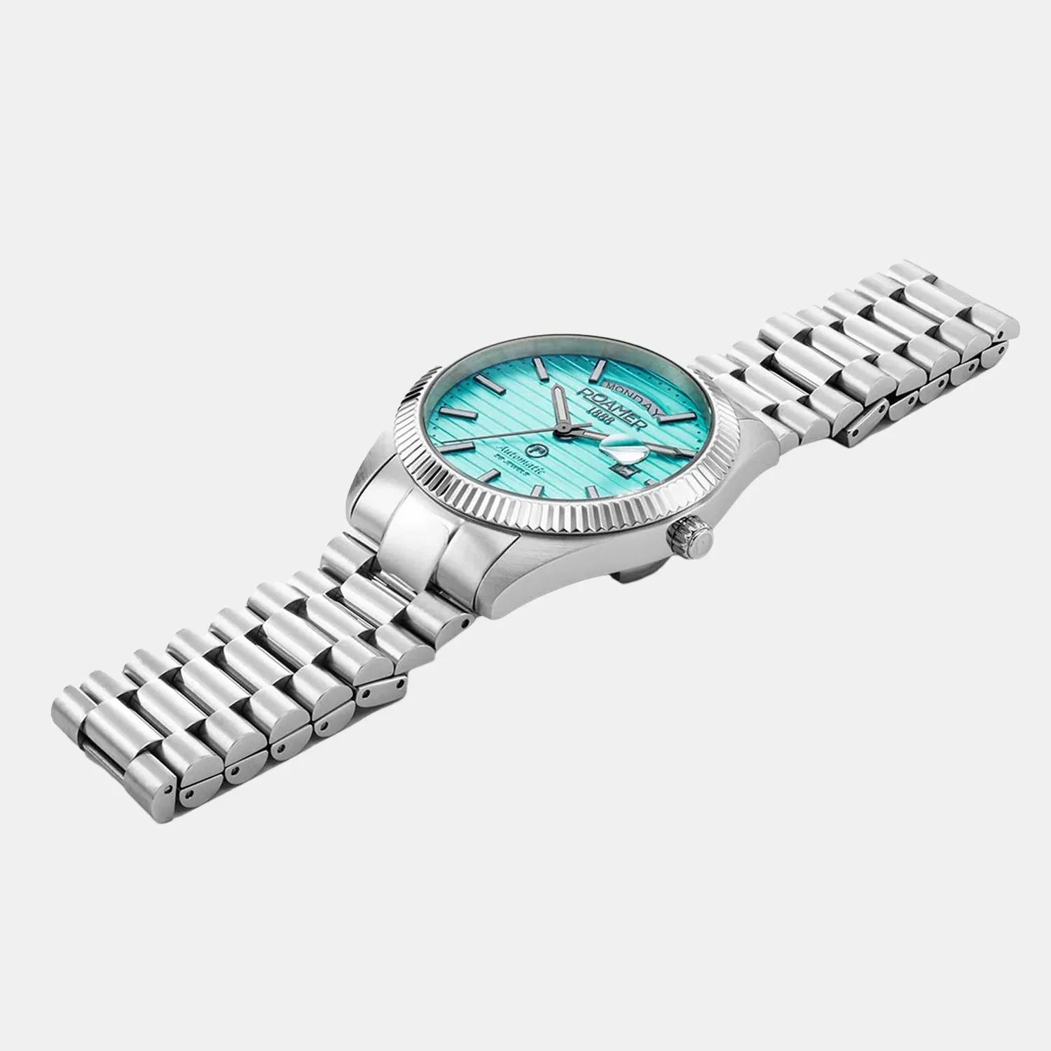 Men Automatic Analog Blue Stainless Steel Watch 981666 41 05 50
