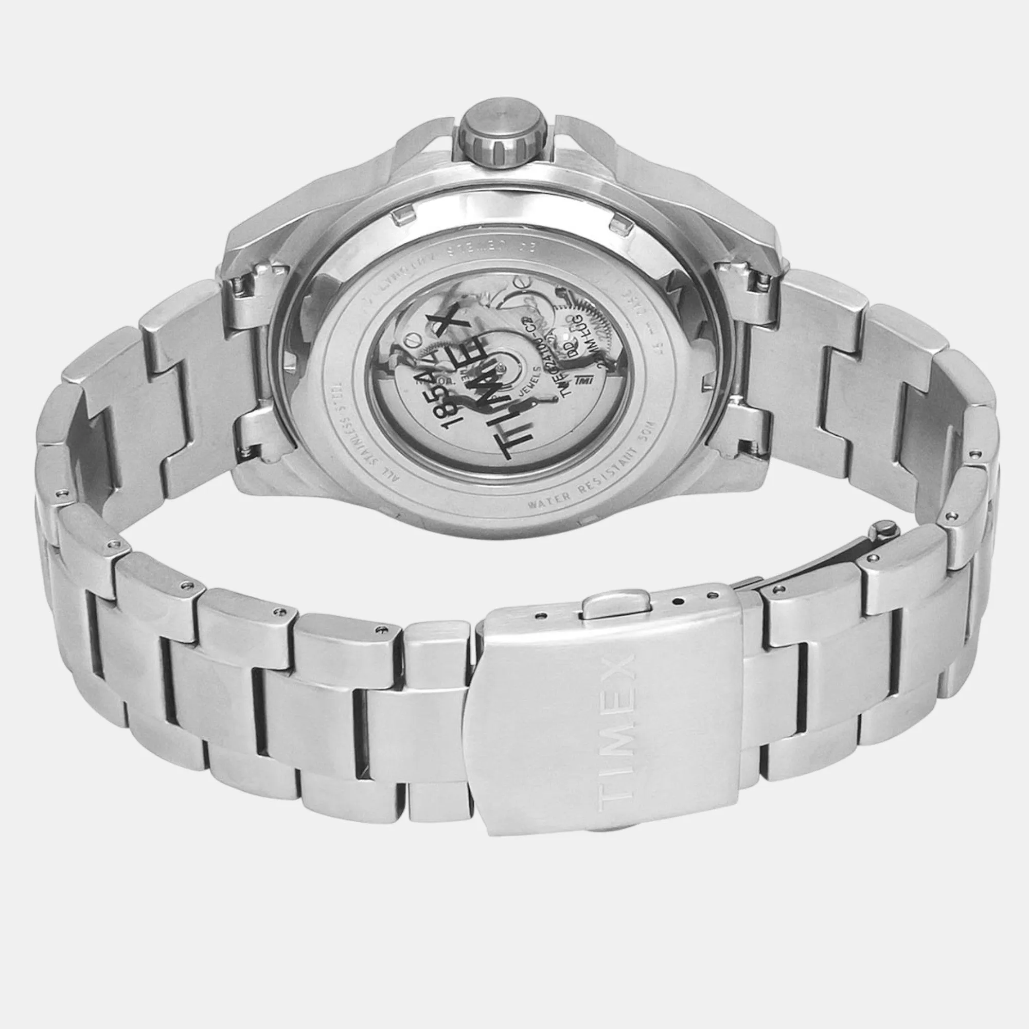 Men Automatic Silver Dial Analog Stainless Steel Watch TWEG24100