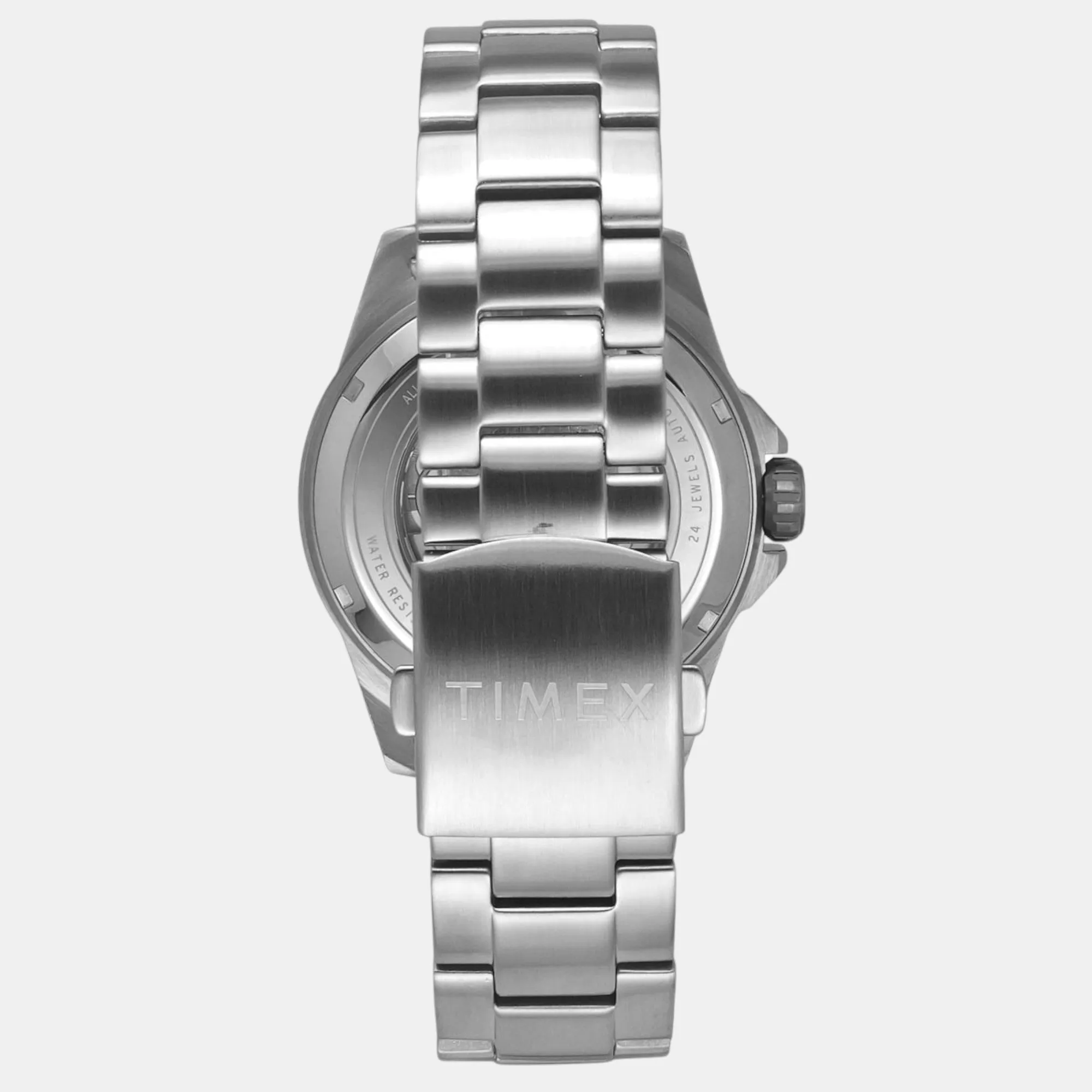 Men Automatic Silver Dial Analog Stainless Steel Watch TWEG24100