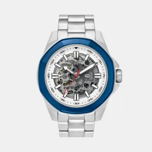 Men Automatic Silver Dial Analog Stainless Steel Watch TWEG24100