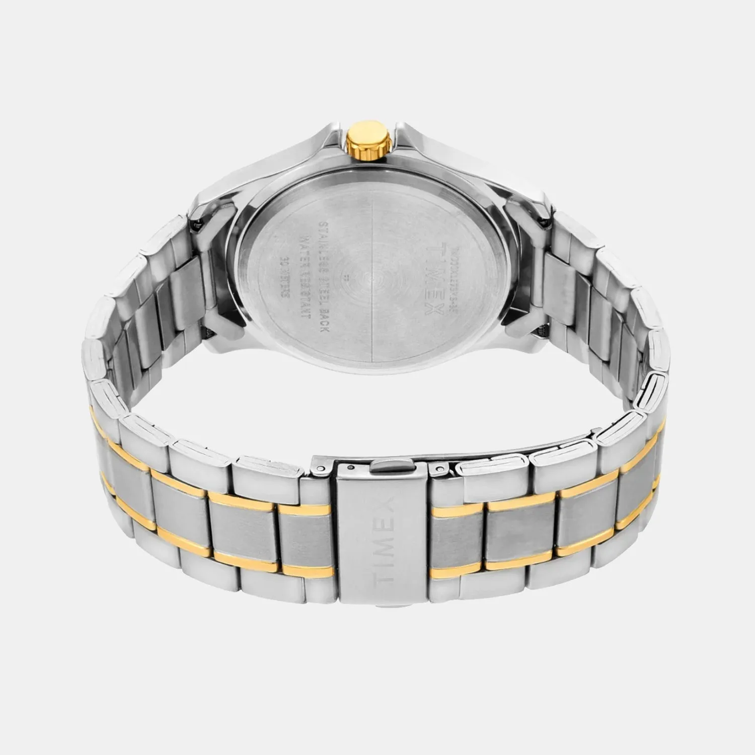 Men Green Dial Multi-Function Stainless Steel Watch TW000X130