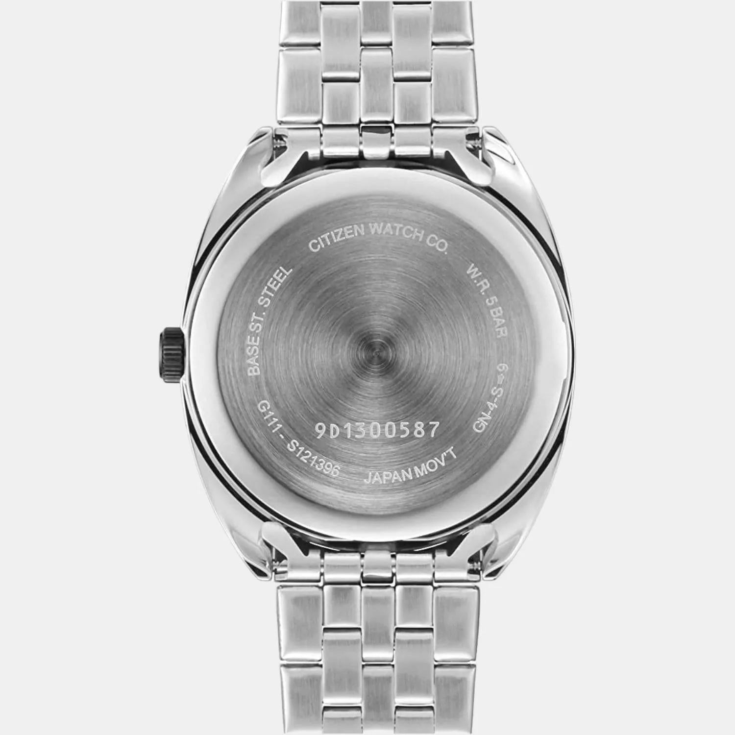 Men Quartz Black Dial Analog Stainless Steel Watch BI5098-58E