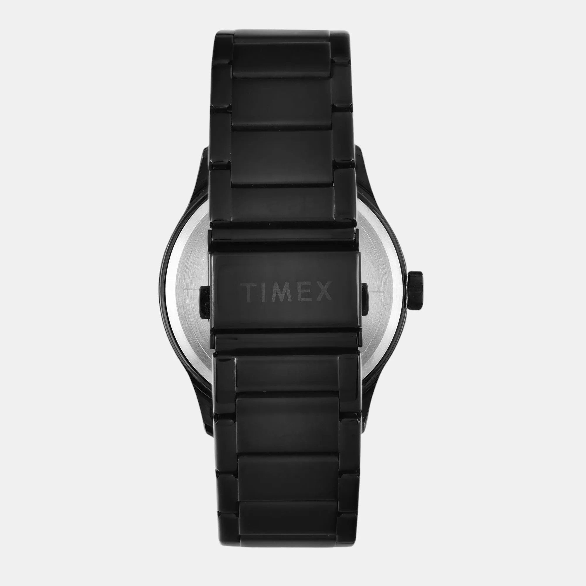 Men Quartz Black Dial Multi-Function Stainless Steel Watch TW0TG7625