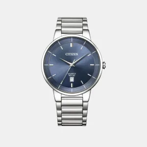 Men Quartz Blue Dial Analog Stainless Steel Watch BI5120-51L