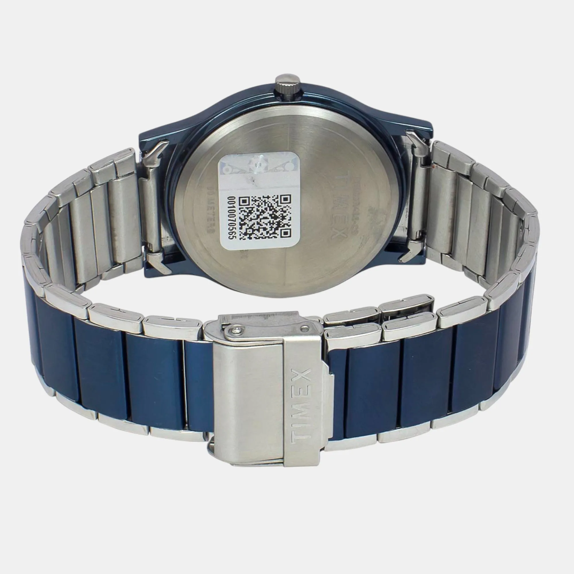 Men Quartz Blue Dial Analog Stainless Steel Watch TW000R466